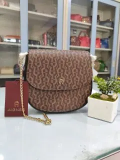 Tas Aigner Ave Crossbody Fango