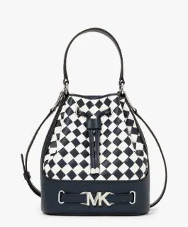 Tas Michael Kors Reed Med Belted bucket Messenger Navy