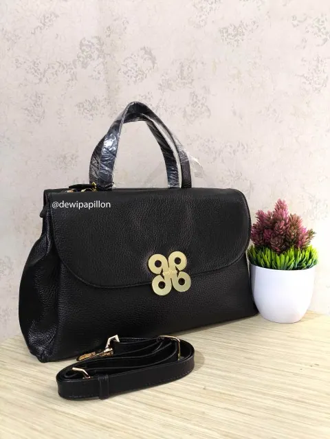 Tas kulit sapi klasik elegan dan tahan lama tas papillon k3547